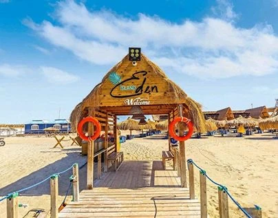 Enjoy Eden Island Hurghada with Orange Bay beach time, snorkeling, White Island views, fresh fruit, and a private Red Sea boat experience.