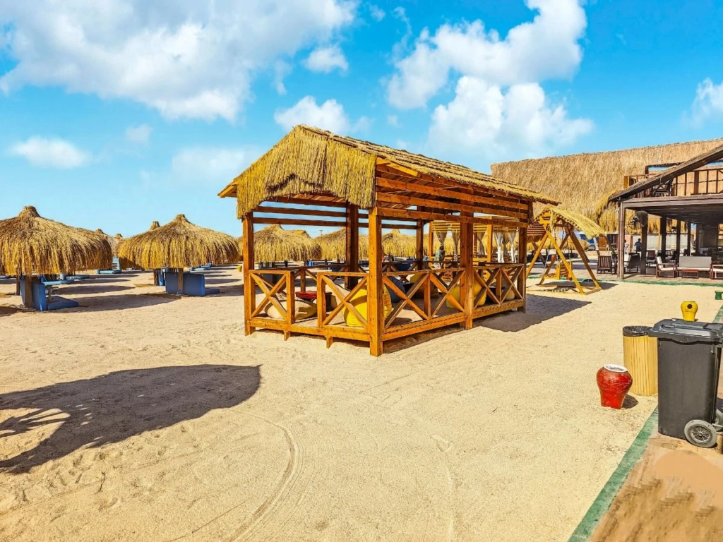 Enjoy Eden Island Hurghada with Orange Bay beach time, snorkeling, White Island views, fresh fruit, and a private Red Sea boat experience.