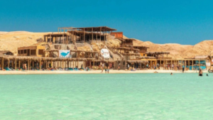 Enjoy a private Orange Bay boat trip from Hurghada with beach time, snorkeling, turquoise water, soft drinks, and a relaxed Red Sea experience.
