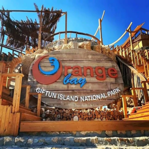 Enjoy a private Orange Bay boat trip from Hurghada with beach time, snorkeling, turquoise water, soft drinks, and a relaxed Red Sea experience.
